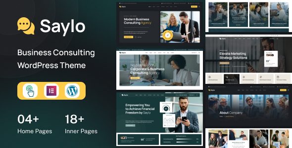 Saylo - Finance & Consulting WordPress Theme