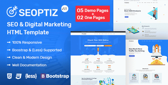 Seoptiz - SEO & Digital Marketing Agency HTML Template
