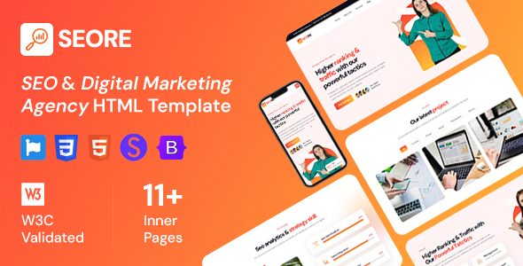Seore - SEO And Digital Marketing Agency HTML Template