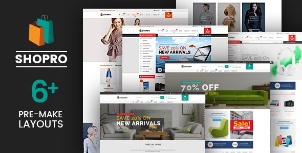 Shopro - Fashion Electronics Store HTML Template