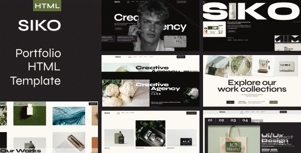 Siko - Creative Portfolio & Agency HTML Template