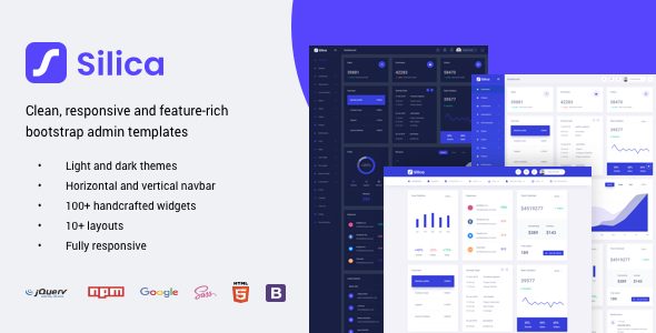 Silica - Responsive Admin Dashboard Template