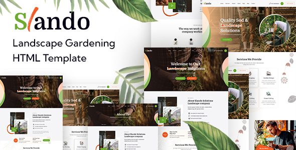 Slando - Landscape Gardening HTML Template