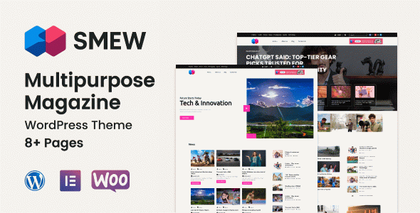 Smew - Multipurpose Magazine Wordpress Theme