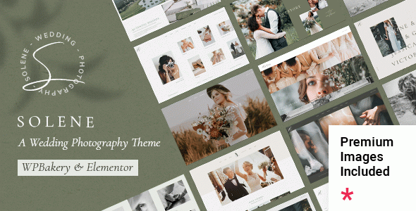 Solene - Wedding Photography WordPress Theme