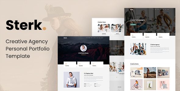 Sterk - Creative Agency & Personal Portfolio Template