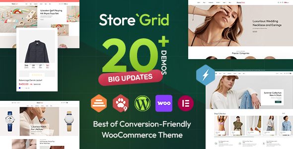 StoreGrid - Fashion & Multipurpose WooCommerce Theme