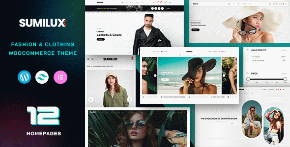 Sumilux - Fashion & Clothing Store WordPress Theme
