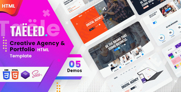 TAELED- Creative Agency HTML Template