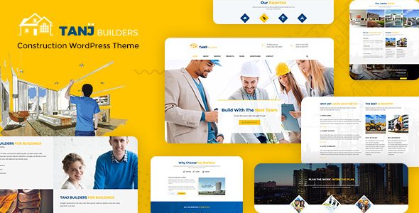 Tanj - Construction WordPress Theme