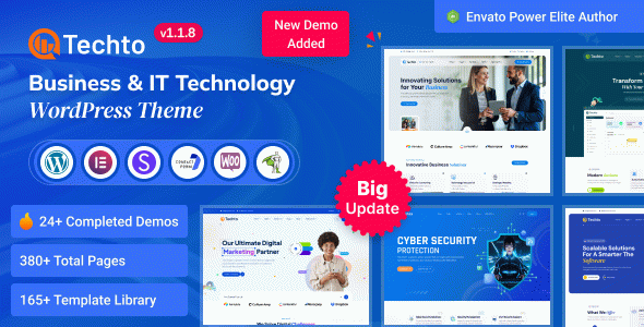 Techto – Business & IT Technology WordPress Theme