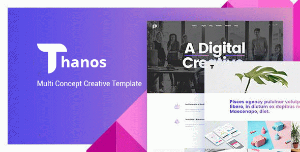 Thanos - Creative Bootstrap 5 HTML Template