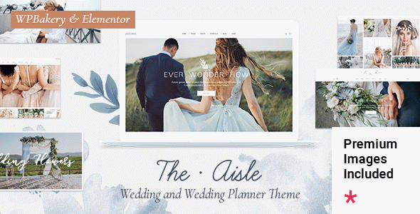 The Aisle - Elegant Wedding WordPress Theme