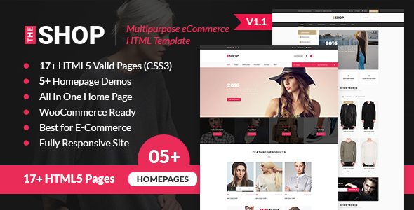 The Shop | Multipurpose e-commerce HTML Template