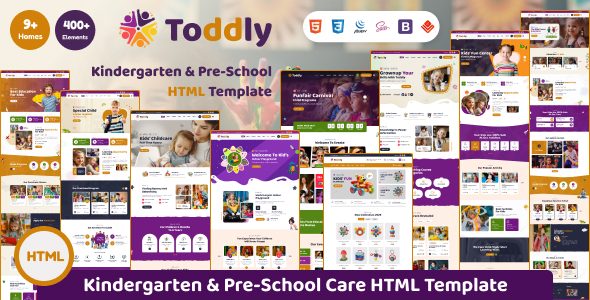 Toddly - Children School & Kindergarten HTML Template