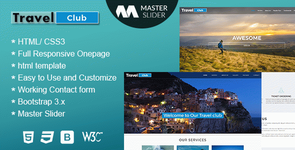 Travel - Premium Responsive HTML Template