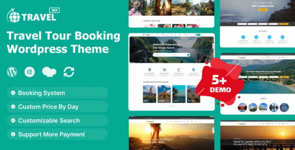 Travel - Tour Booking WordPress Theme