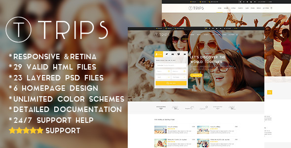 Trips | Travel Hotel Booking Site HTML Template
