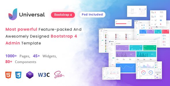 Universal - Multipurpose Bootstrap 5 HTML Admin Dashboard Template