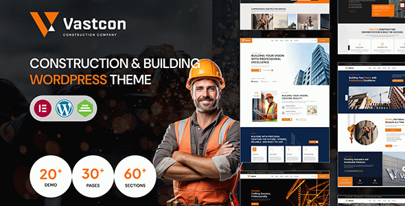 Vastcon - Construction & Building WordPress Theme