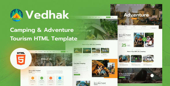 Vedhak - Adventure Tours and Travel HTML Template