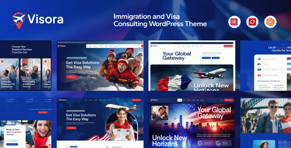 Visora - Immigration and Visa Consulting WordPress Theme