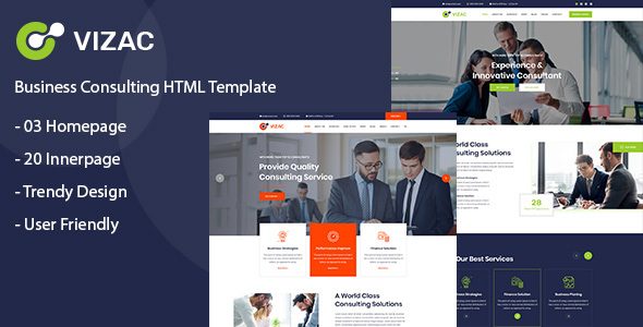 Vizac - Consulting Business HTML Template