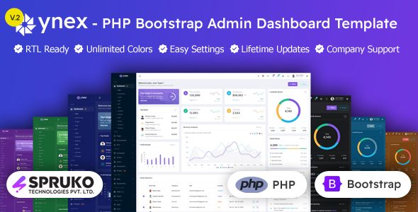 Ynex - Bootstrap PHP Admin Panel Template