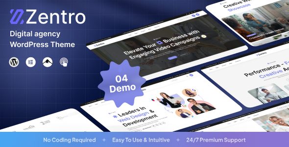 Zentro - Digital Agency WordPress